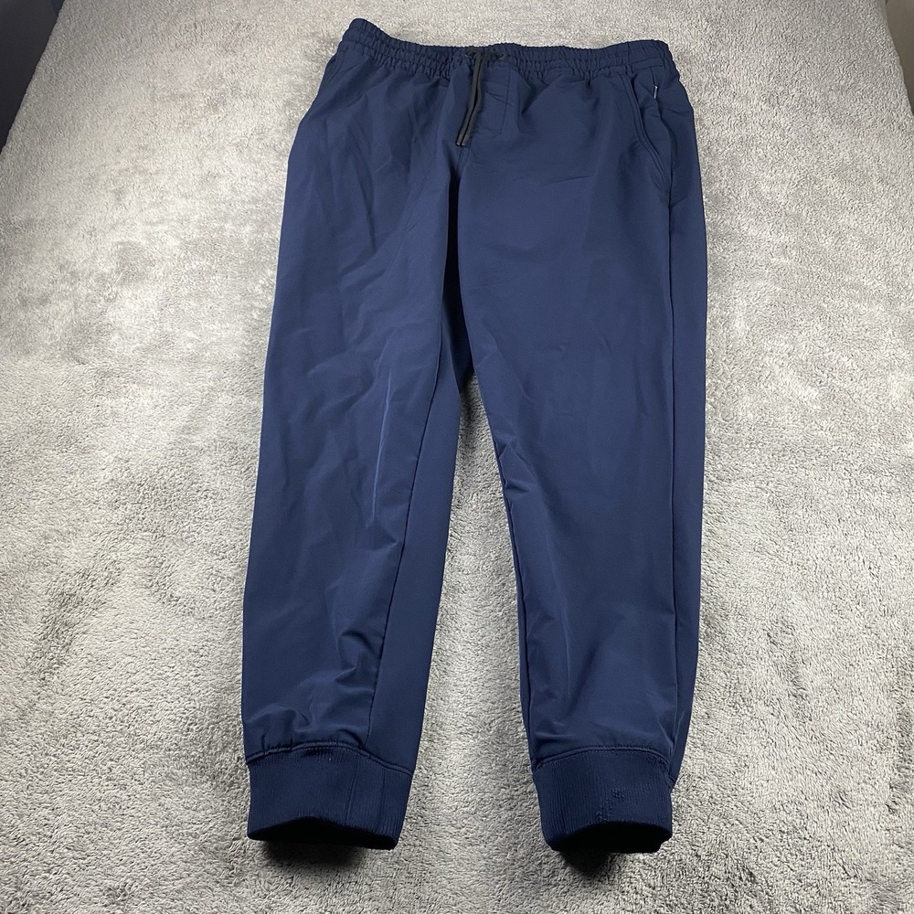 Never Not Hustling Stretch tech‎ Joggers Mens Large Blue Go H20